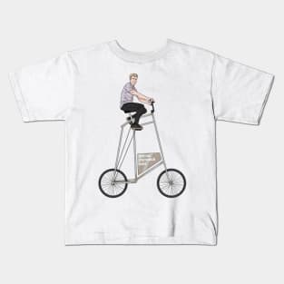 The Social Distance Bike Kids T-Shirt